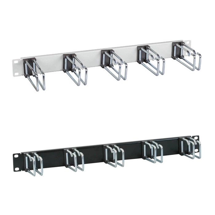 6 STK Vertikale Kabelführungsbügel Für Serverschrank | 100x44x44mm Mit Schrauben - Kabelmanagement Set